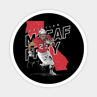 Christian McCaffrey San Francisco Player Map Magnet